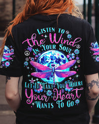 LISTEN TO THE WIND IN YOUR SOUL DRAGONFLY ALL OVER PRINT - TYTD1507242
