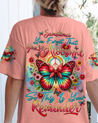 YOU'RE AWESOME BUTTERFLY TIE DYE ALL OVER PRINT - TYTD1006242