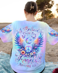 I BELIEVE THERE ARE ANGELS AMONG US WINGS ALL OVER PRINT - YHKD1004242