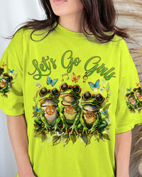 LET'S GO GIRLS FROGS ALL OVER PRINT - TYHI0904242