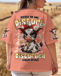 PLEASE DO NOT DISTURB COW ALL OVER PRINT - TYTD1809252