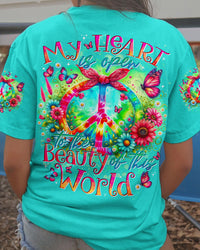 MY HEART IS OPEN TO THE BEAUTY OF THIS WORLD ALL OVER PRINT - TYTD3005241