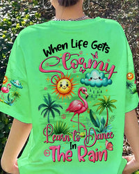 DANCE IN THE RAIN FLAMINGO ALL OVER PRINT - TYHI0307243