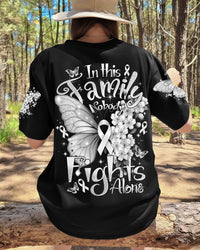 NOBODY FIGHTS ALONE BUTTERFLY LUNG CANCER AWARENESS ALL OVER PRINT - TYTD2608253