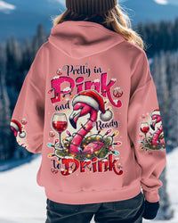 PRETTY IN PINK FLAMINGO CHRISTMAS ALL OVER PRINT - TYTD0210243