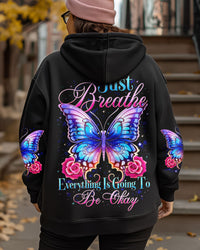JUST BREATHE BUTTERFLY ALL OVER PRINT - TYTD1002252