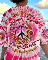 SPEAK FROM YOUR SOUL TIE DYE ALL OVER PRINT - TYHI3005241