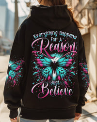 JUST BELEIVE BUTTERFLY ALL OVER PRINT - TYTD0710242