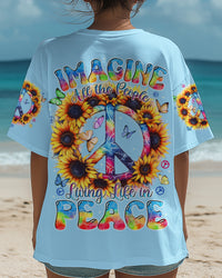 IMAGINE ALL THE PEOPLE LIVING LIFE IN PEACE ALL OVER PRINT - TYTD1806251