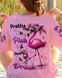 PRETTY IN PINK FLAMINGO ALL OVER PRINT - TYHI0207244