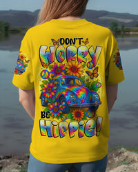 DON'T WORRY BE HIPPIE CAR ALL OVER PRINT - TYTD2608252