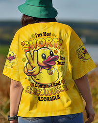 I'M NOT SHORT DUCK TIE DYE ALL OVER PRINT - TYTD2008251
