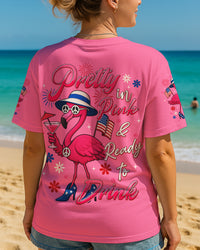 PRETTY IN PINK FLAMINGO ALL OVER PRINT - TYTD2705253