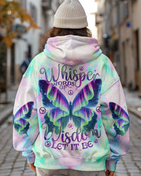 WHISPER WORDS OF WISDOM LET IT BE BUTTERFLY TIE DYE ALL OVER PRINT - TYTD0801252
