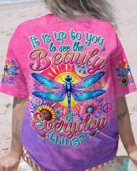 THE BEAUTY OF EVERYDAY DRAGONFLY ALL OVER PRINT - TYTD1707242