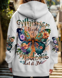 WHISPER WORDS OF WISDOM LET IT BE BUTTERFLY ALL OVER PRINT - TYTD1812241
