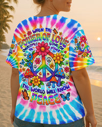 THE WORLD WILL KNOW PEACE ALL OVER PRINT - TYTD0406253