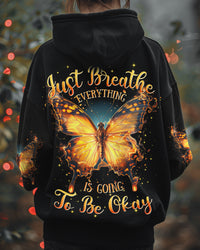 JUST BREATHE BUTTERFLY ALL OVER PRINT - TYTD1911242