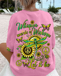 WHISPER WORDS OF WISDOM LET IT BE DRAGONFLY ALL OVER PRINT - TYTD1607243