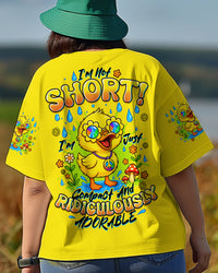 I'M NOT SHORT DUCK HIPPIE ALL OVER PRINT - TYTD1308252