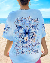 JUST BREATHE BUTTERFLY ALL OVER PRINT - YHKD1803242
