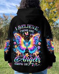 I BELIEVE THERE ARE ANGELS AMONG US BUTTERFLY ALL OVER PRINT - YHKD0104243