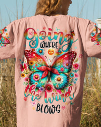 GOING WHERE THE WIND BLOWS DRAGONFLY ALL OVER PRINT - TYHI0706243