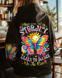 DANCE IN THE RAIN BUTTERFLY ALL OVER PRINT - TYTD2708242