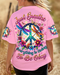 JUST BREATHE DRAGONFLIES ALL OVER PRINT - TYTD2703251