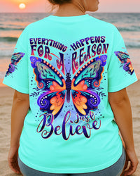JUST BELIEVE BUTTERFLY ALL OVER PRINT - TYTD1205253