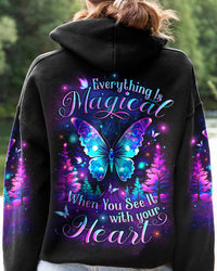EVERYTHING IS MAGICAL WHEN YOU SEE IT BUTTERFLY ALL OVER PRINT - YHLT811231