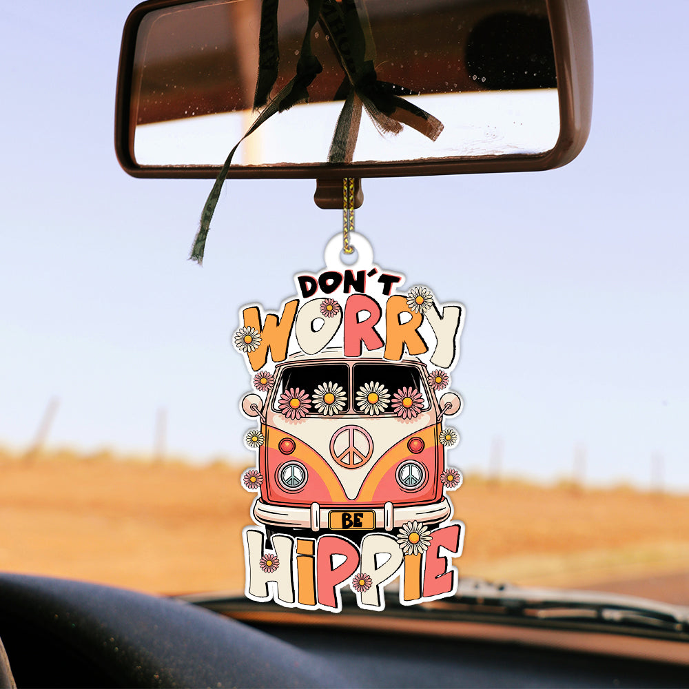 DONT WORRY BE HIPPIE ORNAMENT & KEYCHAIN - TYTD2508252