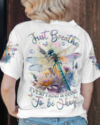 JUST BREATHE DRAGONFLY ALL OVER PRINT - YHKD0901242