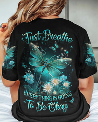 JUST BREATHE DRAGONFLY ALL OVER PRINT - YHLH2509231