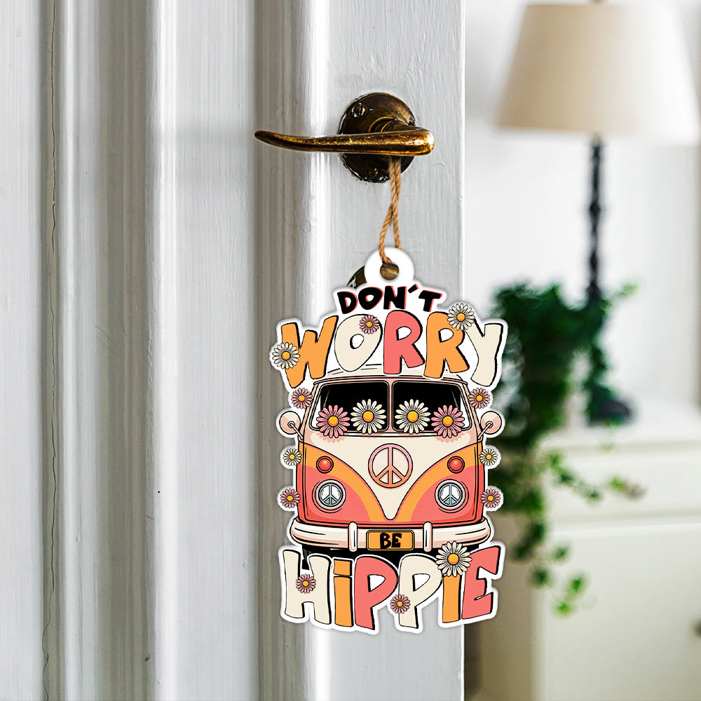 DONT WORRY BE HIPPIE ORNAMENT & KEYCHAIN - TYTD2508252