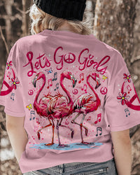 LET'S GO GIRLS FLAMINGOS ALL OVER PRINT - TY0404241