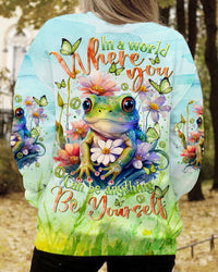 BE YOURSELF FROG ALL OVER PRINT - TLTR2802244