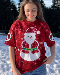 SANTA SNOWMAN BURST CHRISTMAS ALL OVER PRINT - TYPQ2809262