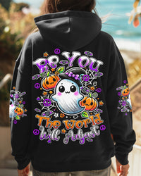 BE YOU THE WORLD WILL ADJUST HALLOWEEN BOO ALL OVER PRINT - TYQY1209242