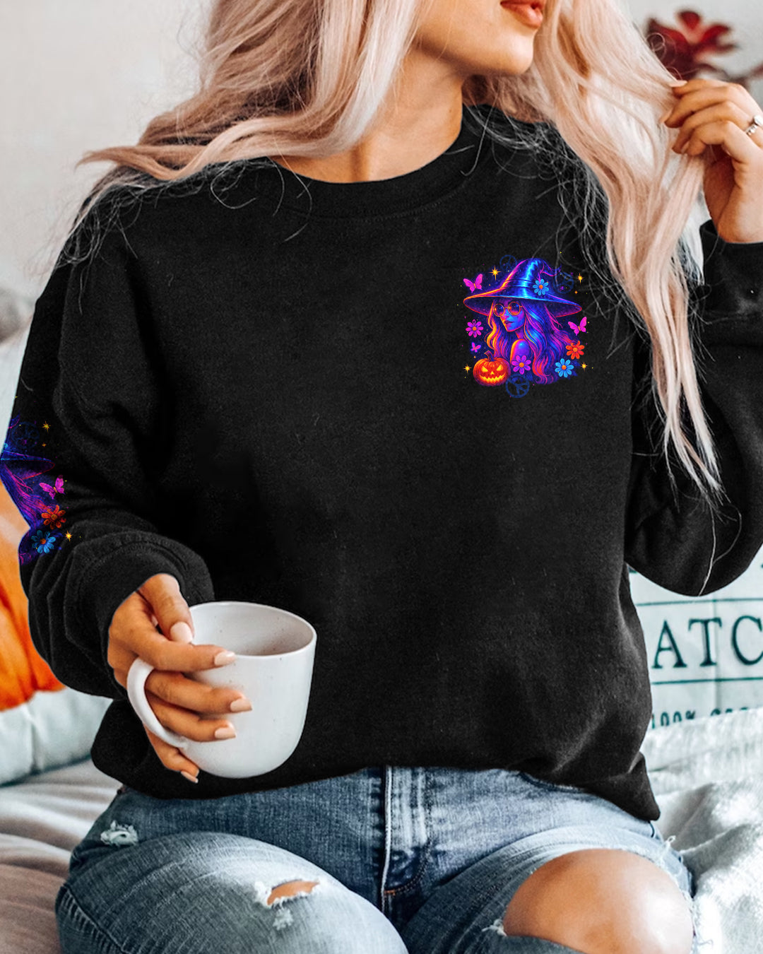 SPIRIT OF A WITCH HIPPIE HALLOWEEN ALL OVER PRINT - TYTD2307252