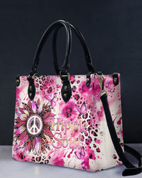 HIPPIE SOUL SUNFLOWER LEOPARD LEATHER HANDBAG - TYTD2503242