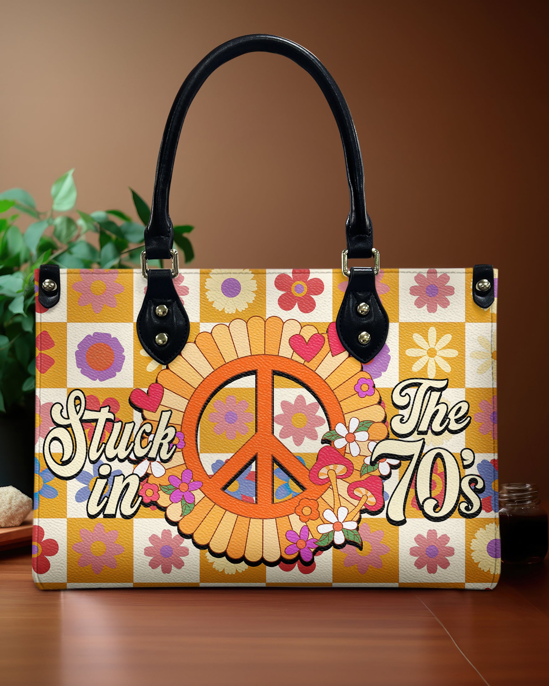 STUCK IN THE 70'S LEATHER HANDBAG - TYTD2208245