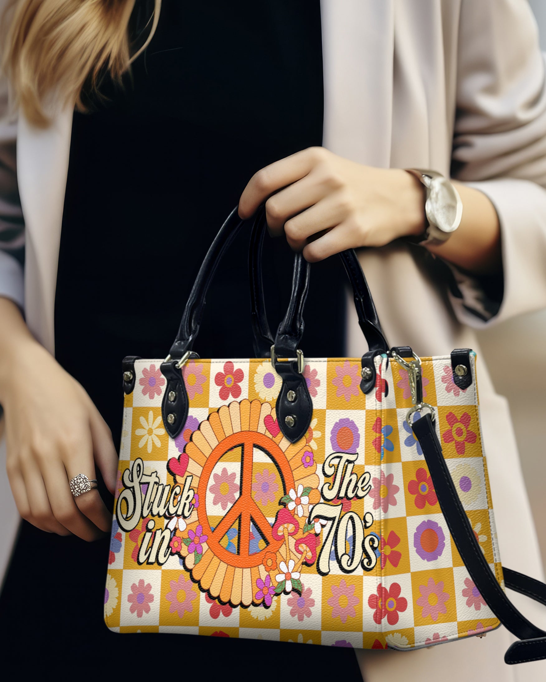 STUCK IN THE 70'S LEATHER HANDBAG - TYTD2208245