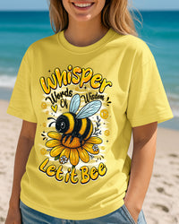 WHISPER WORDS OF WISDOM LET IT BEE COTTON SHIRT - TYQY1706256