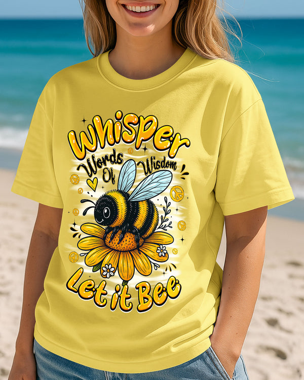 WHISPER WORDS OF WISDOM LET IT BEE COTTON SHIRT - TYQY1706256