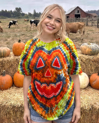 PUMPKIN HALLOWEEN SWIRL ALL OVER PRINT - TLNT0509263