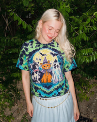 WITCHY KITTY GHOST FRIENDS ALL OVER PRINT – RI0508263