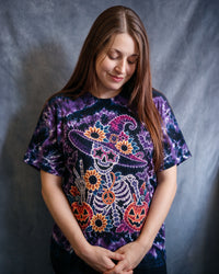 HIPPIE WITCH SKELETON HALLOWEEN ALL OVER PRINT - RI2207261