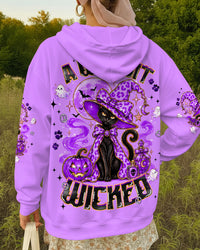 WEE BIT WICKED BLACK CAT HALLOWEEN ALL OVER PRINT - TLNT1509262