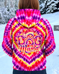 DOG MAMA CHRISTMAS HEART SWIRL ALL OVER PRINT - TLNT1610264